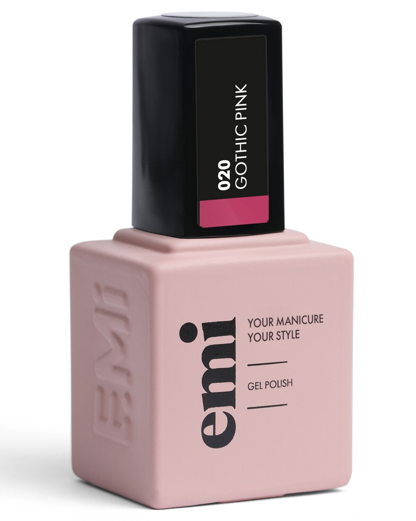 E.MiLac Gothic Pink #020, 9 ml.
