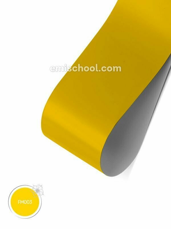 Foil matte Yellow, 1.5 m