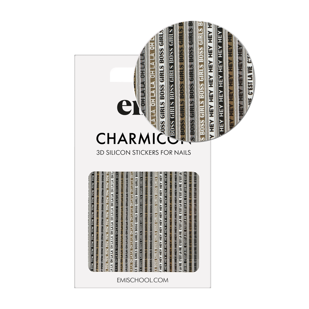 Charmicon 3D Silicone Stickers #244 Oh la la
