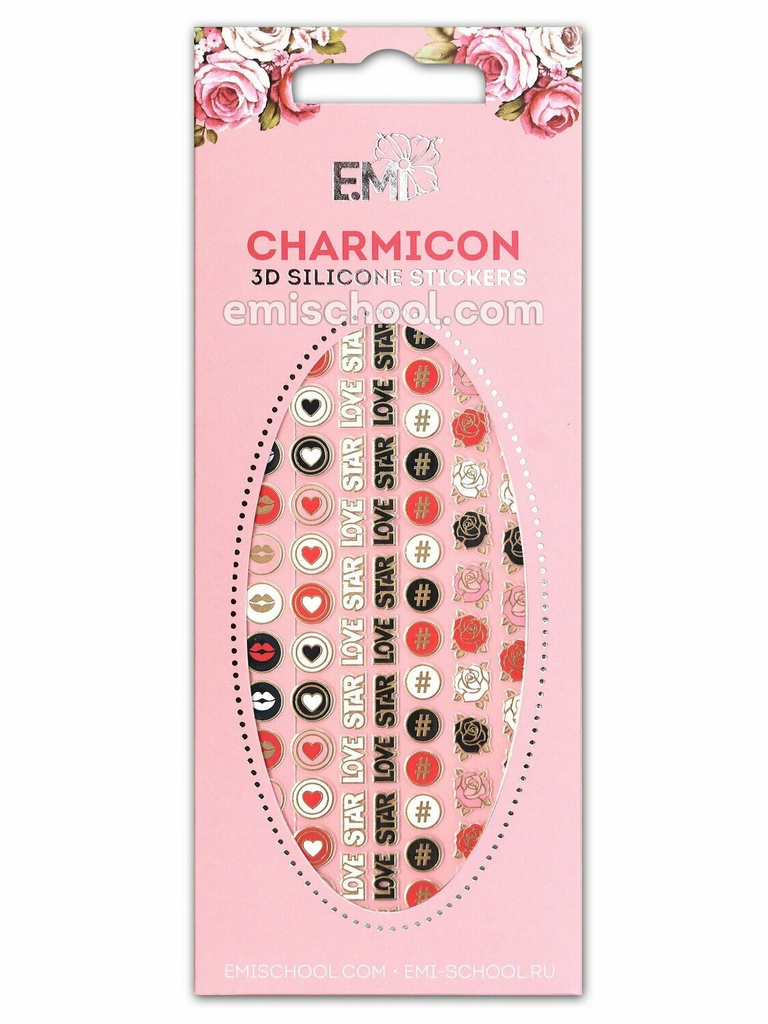 Charmicon 3D Silicone Stickers #58 Icons
