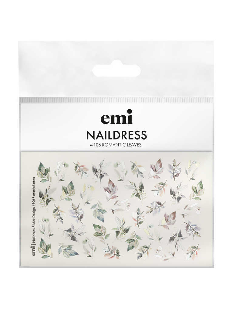 Naildress Slider Design #106 Romantic Leaves