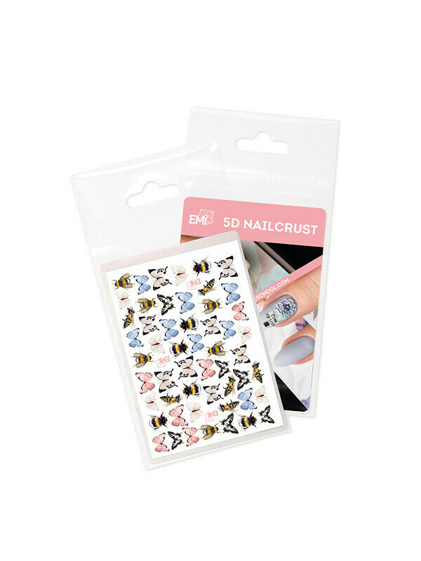 NAILCRUST 5D #20 Butterflies & Insects