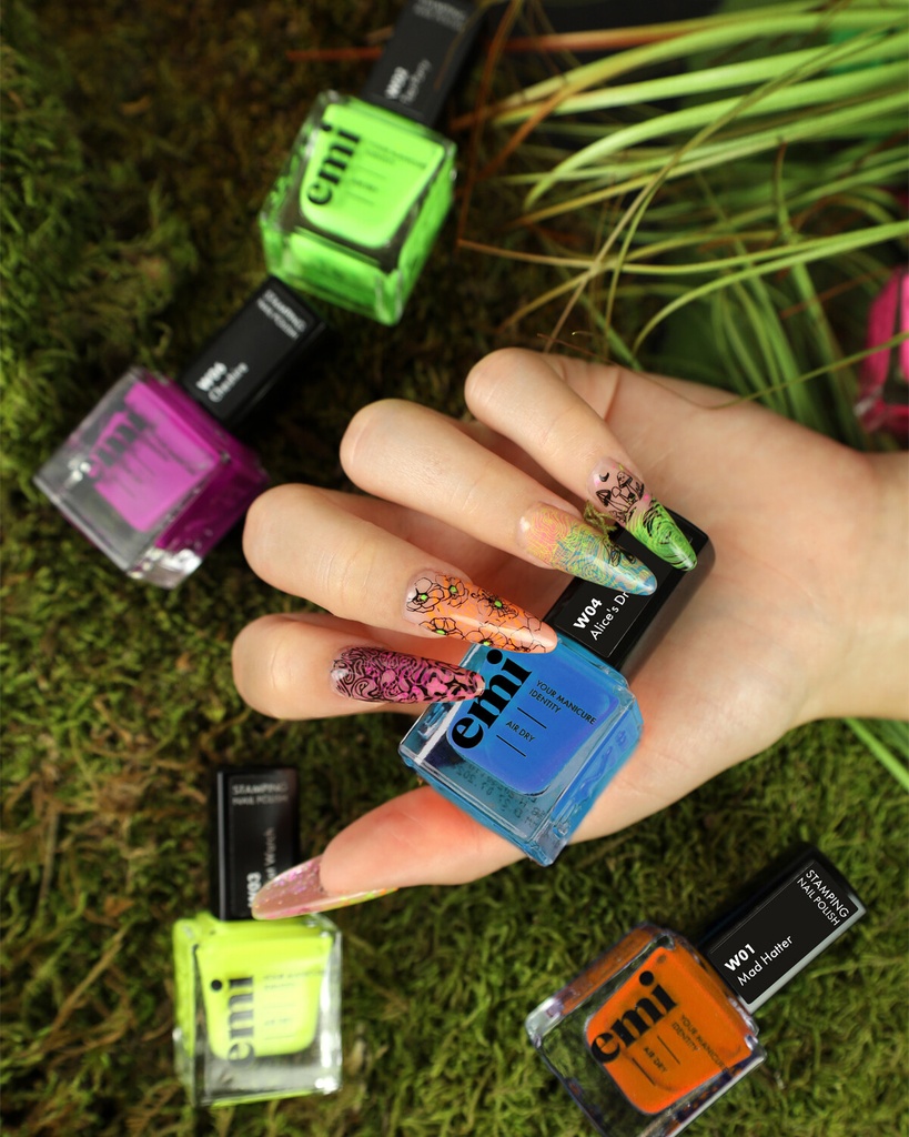 Nail Polish for Stamping Alice`s Dress #W4, 9 ml.
