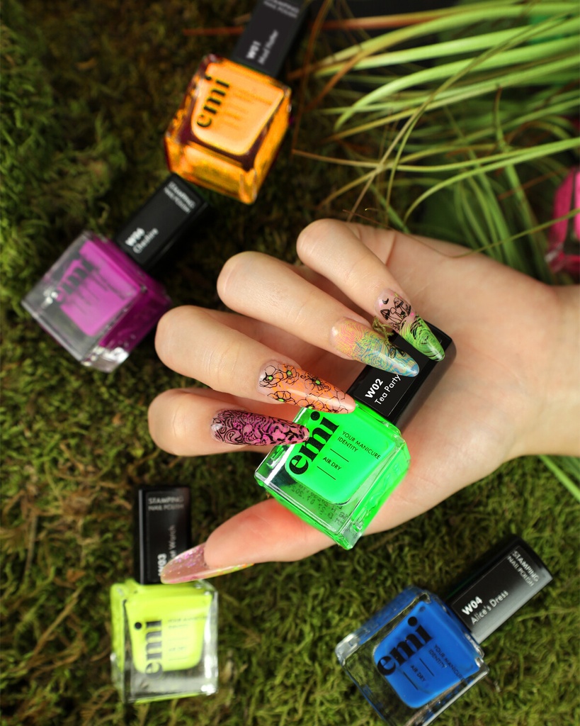 Nail Polish for Stamping Tea Party #W2, 9 ml.