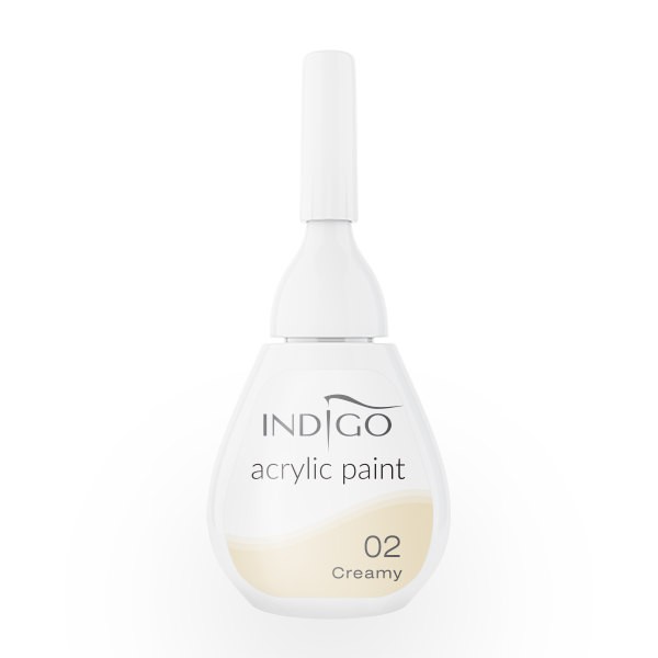 Acrylic paint 02 - Creamy 10 ml