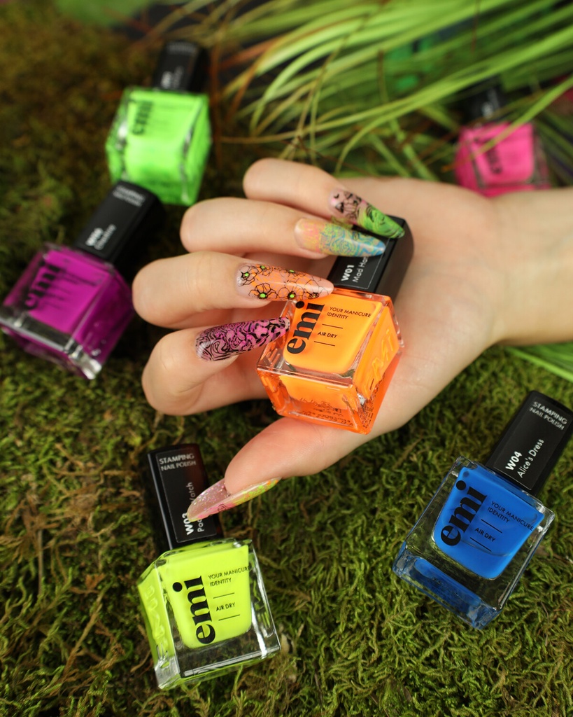 Nail Polish for Stamping Mad Hatter #W1, 9 ml.