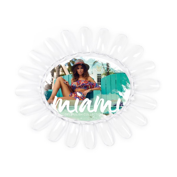 Color Chart Display Oval transparent Miami Collection See You Later Alligator