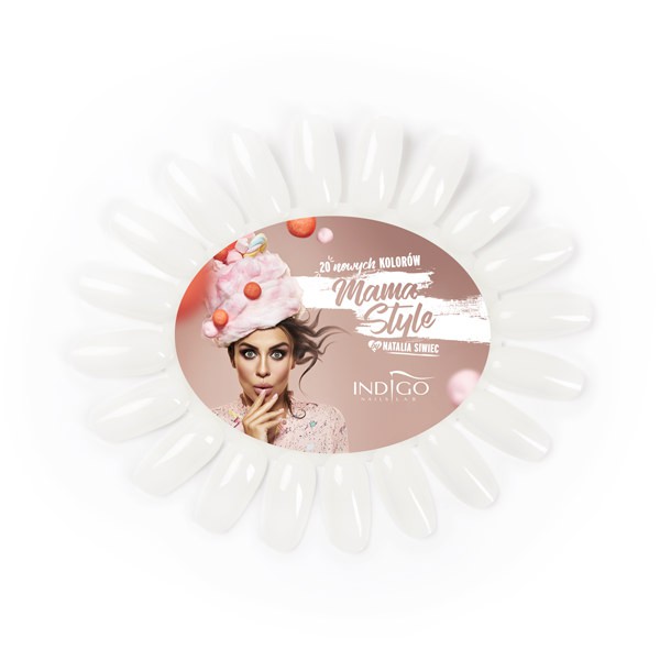 Color Chart Display Oval milky Yummy Mummy