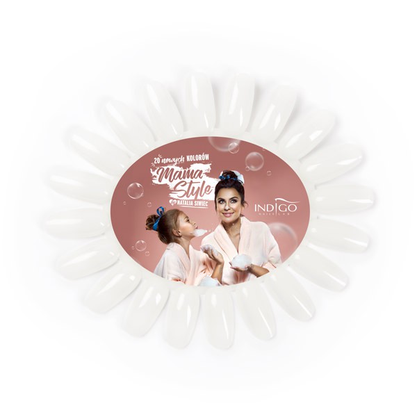 Color Chart Display Oval milky Mini Bambini