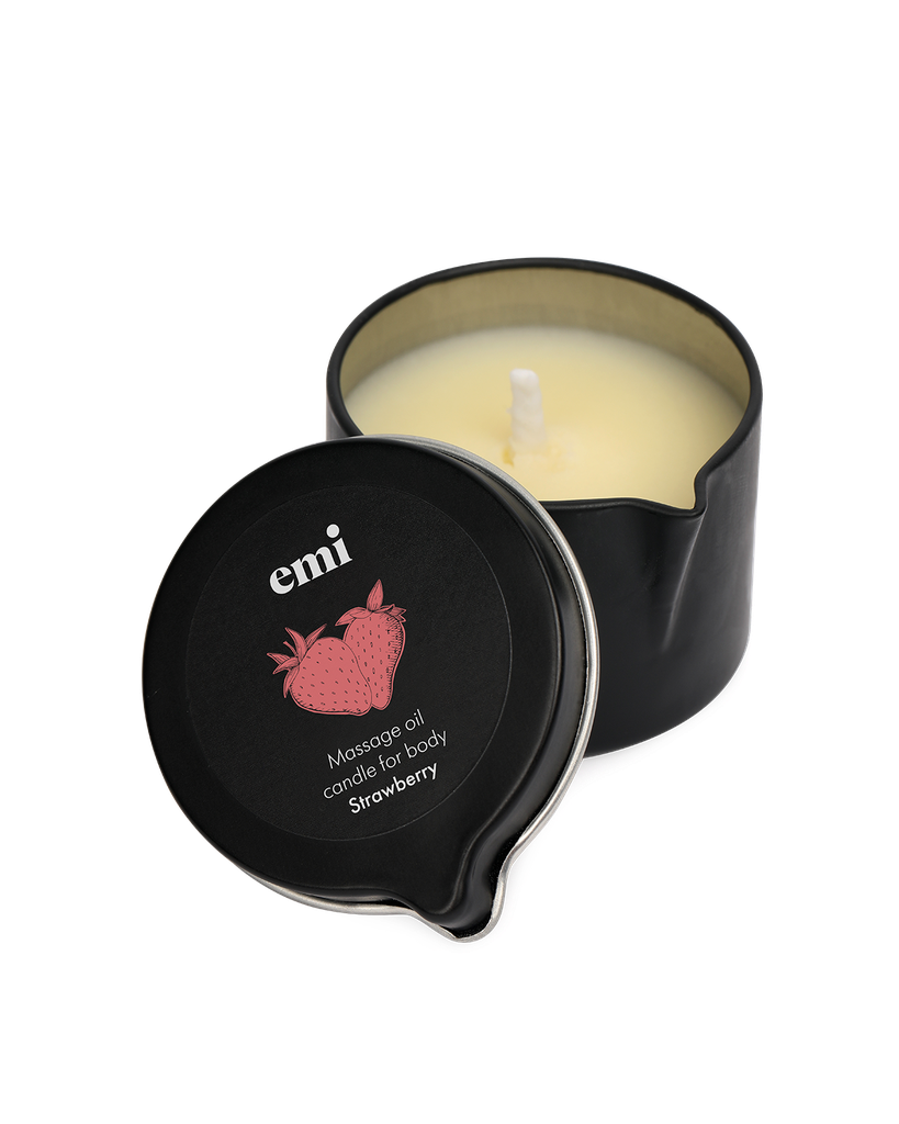 Massage Candle Strawberry, 30 g