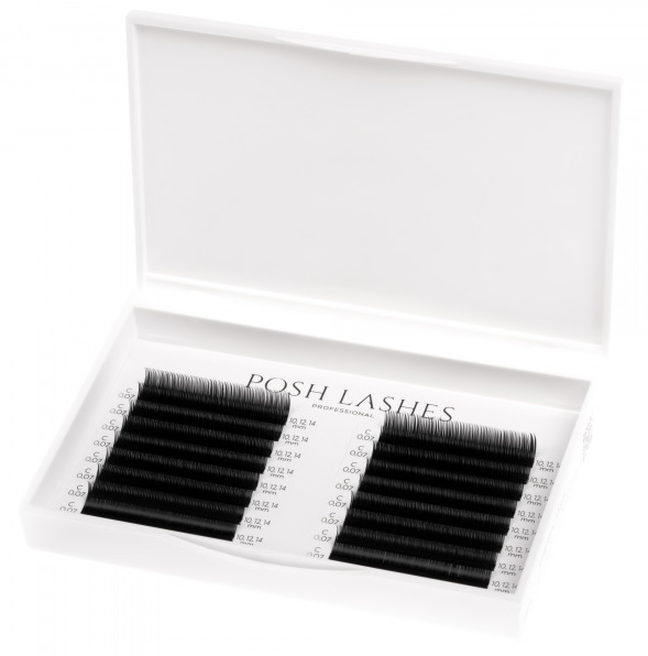 Glammy Mess®, Black, C, 0.07, 10, 12, 14 mm