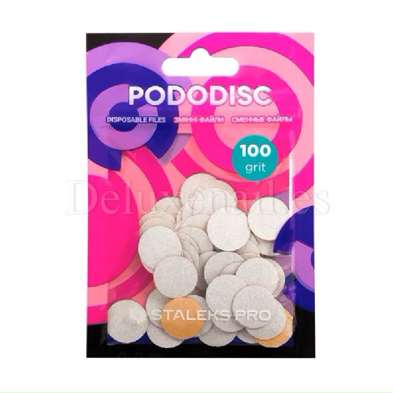 RECAMBIO DE LIMA PARA DISCO PARA PEDICURA GRANO 100(50 UNIDADES) (PDF-15-100)