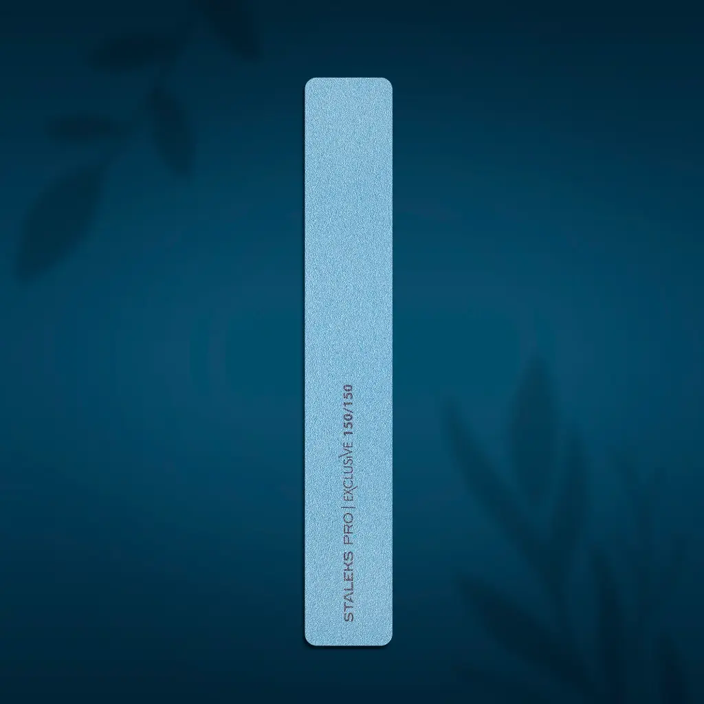Mineral straight nail file Exclusive 100/180 - STALEKS PRO(NFX-32/1)