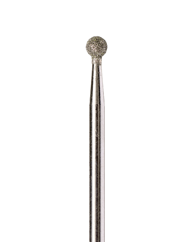 Ball-Shaped Diamond Coated Rotary File, 3 mm, Medium abrasiveness