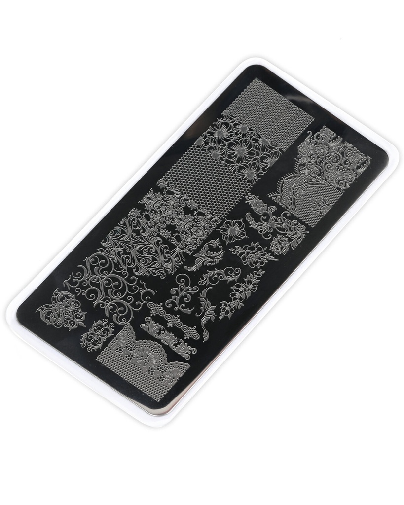 Stamping plate #4 Lace