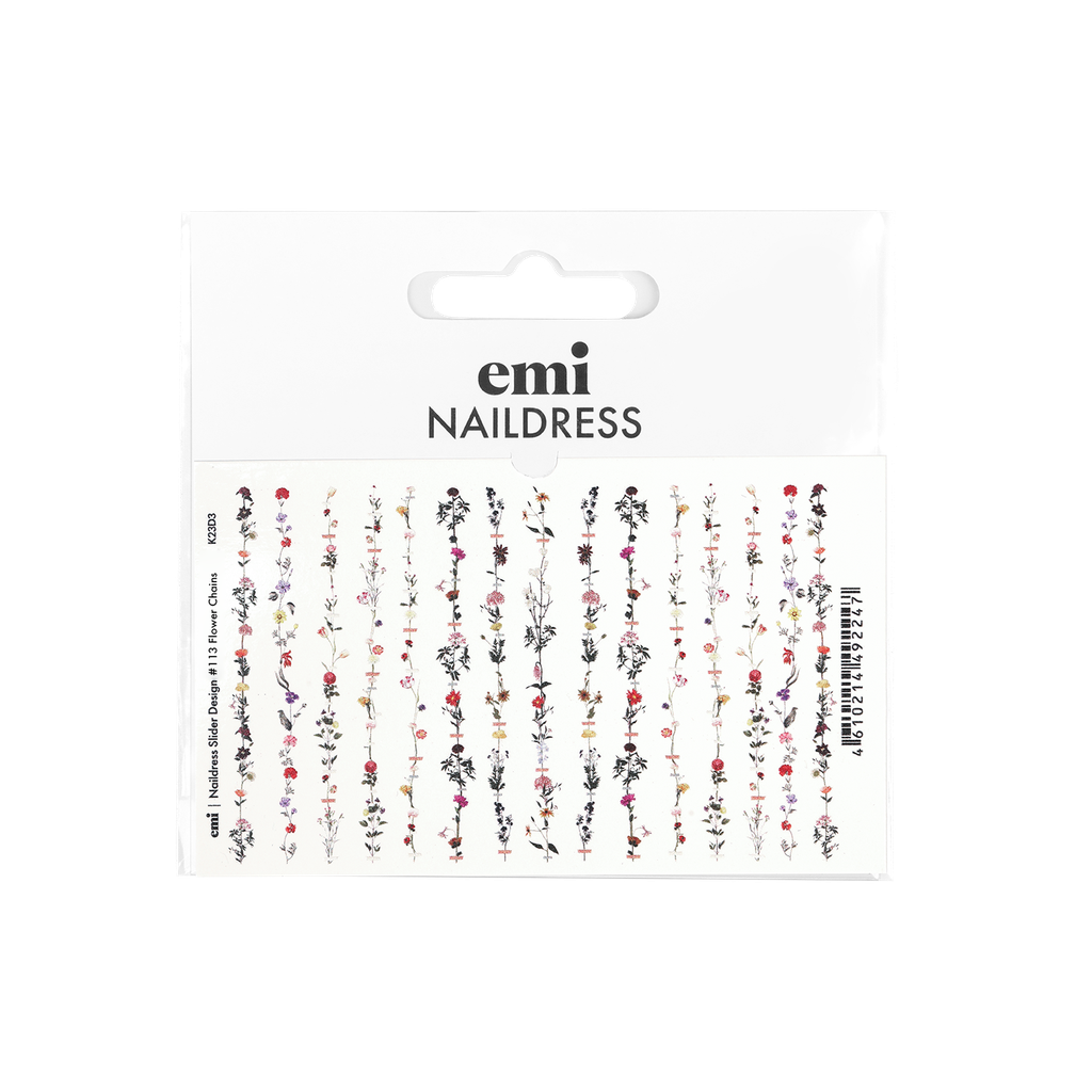 Naildress Slider Design #113 Flower chains