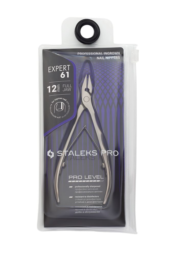 ALICATE PROFESIONAL PARA UÑAS ENCARNADAS EXPERT 61 12 ММ (NE-61-12)