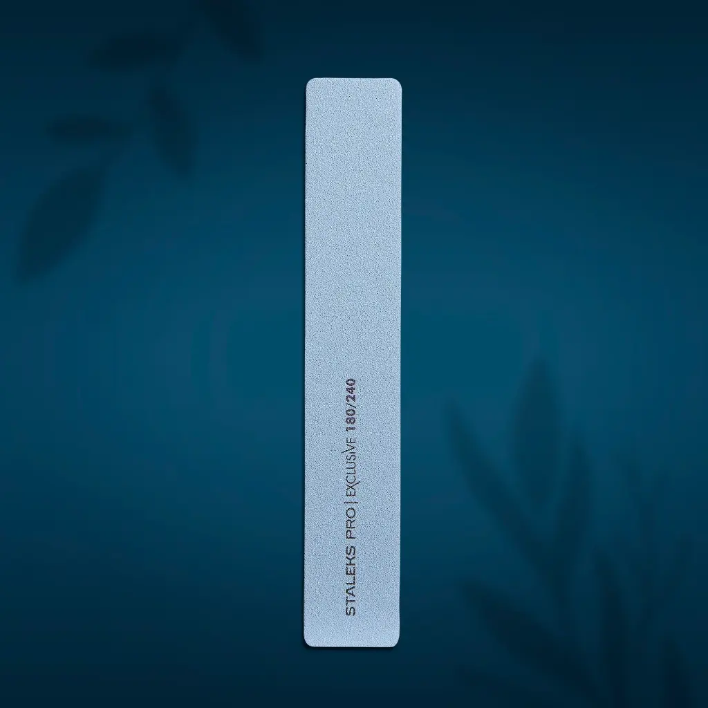MINERAL STRAIGHT NAIL FILE EXCLUSIVE 180/240 GRIT              (NFX-32/2)   