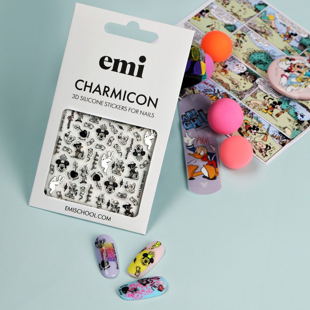Charmicon 3D Silicone Stickers #247 Сomics