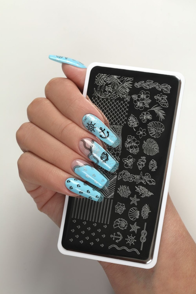 Stamping plate #17 Oceanica