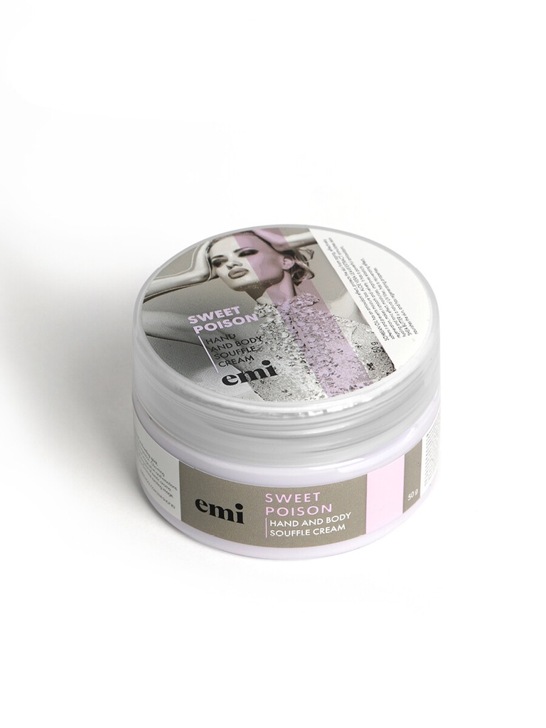 Hand and Body Cream Souffle Sweet Poison, 50/200 ml.
