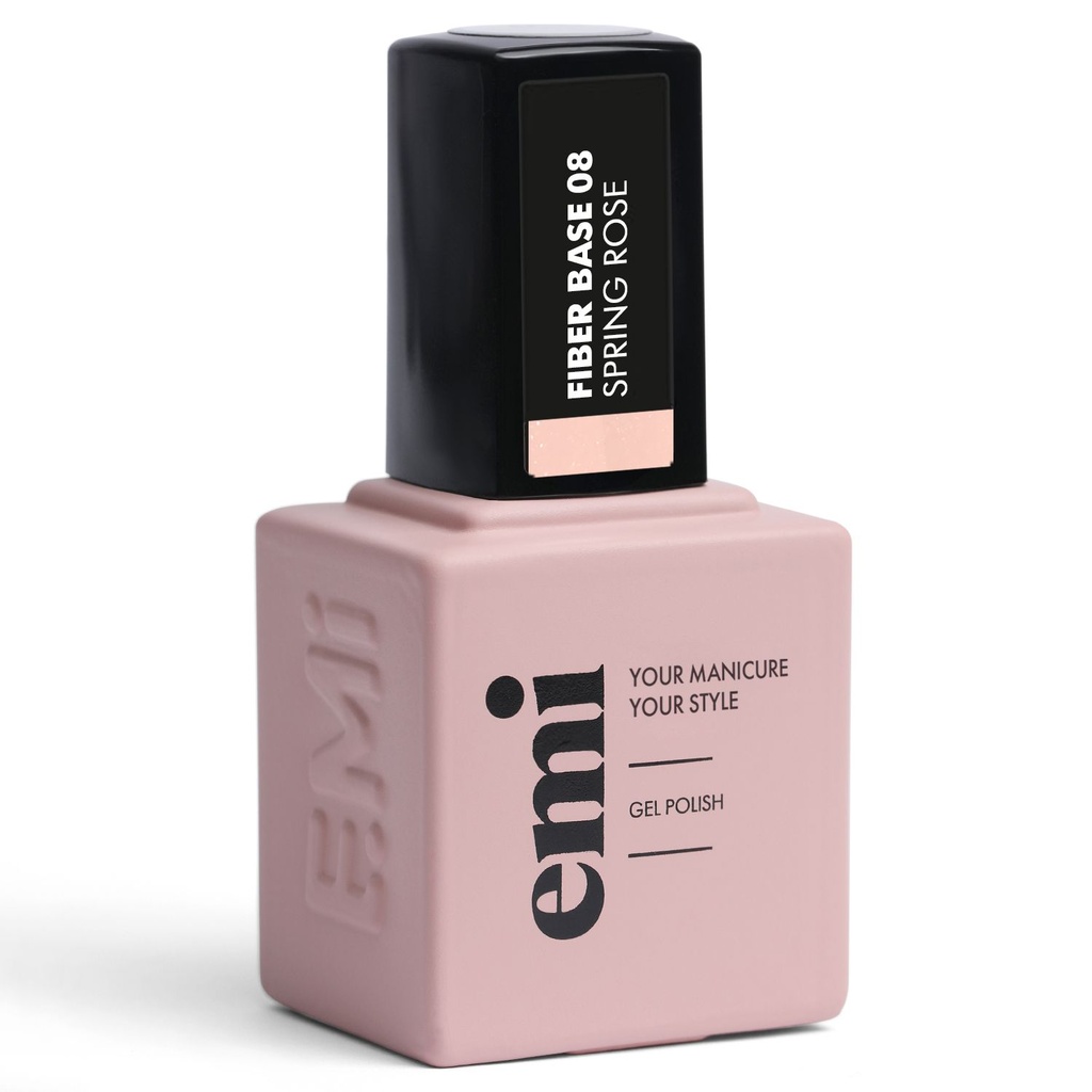 FIBER BASE GEL SPRING ROSE #8, 15 ml
