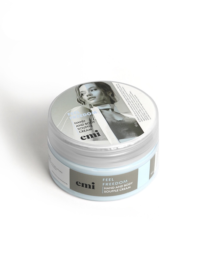 Hand and Body Cream Souffle Feel Freedom, 50/200 ml.