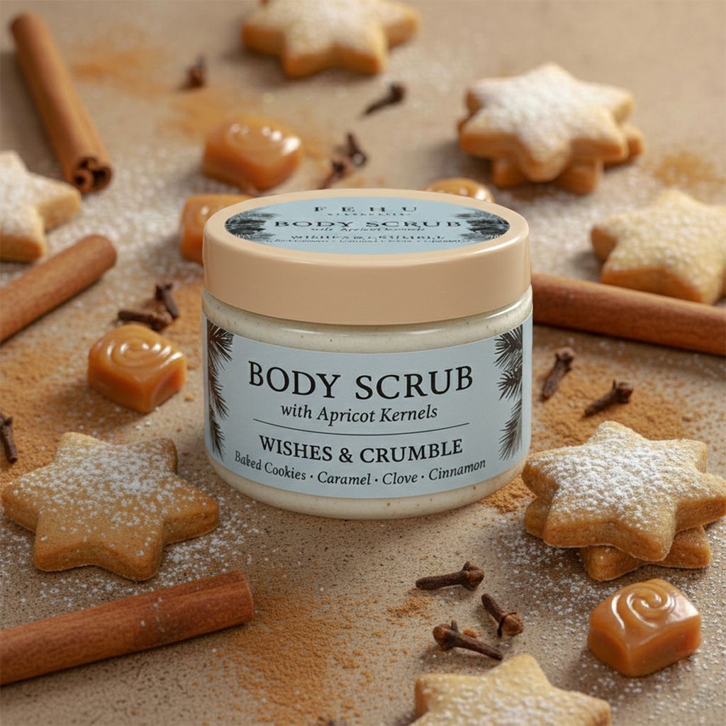 Body scrub wishes & crumble, 120 g (FEHU)