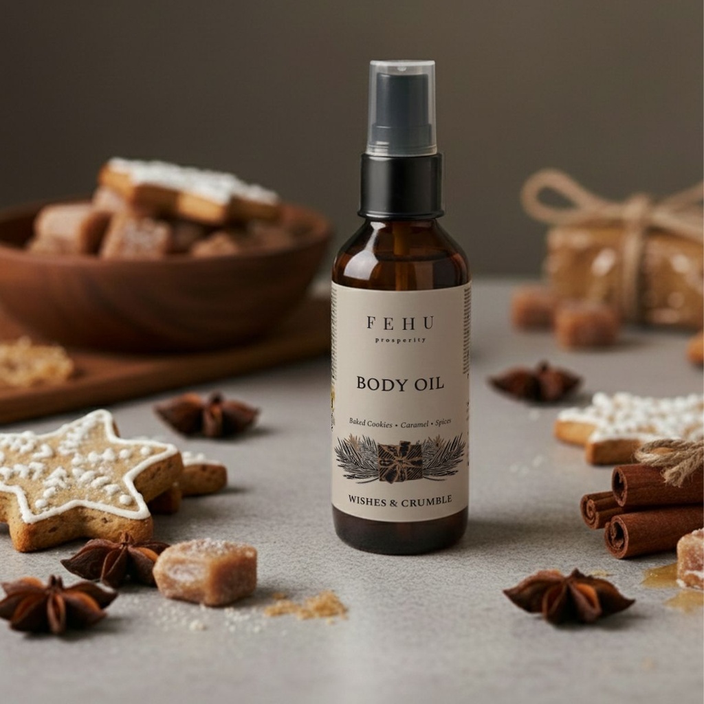 Body oil wishes & crumble, 100 ml (FEHU)