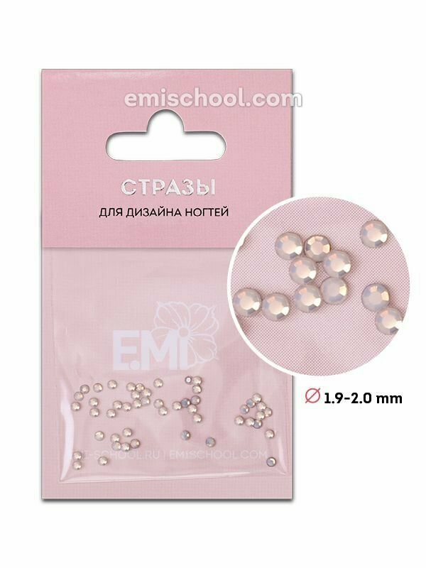 Rhinestones White Opal #6, 50 pcs