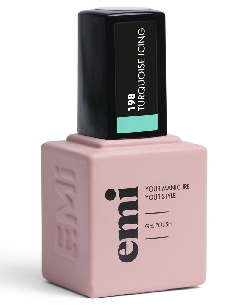 E.MiLac PR Turquoise Icing #198, 9 ml.