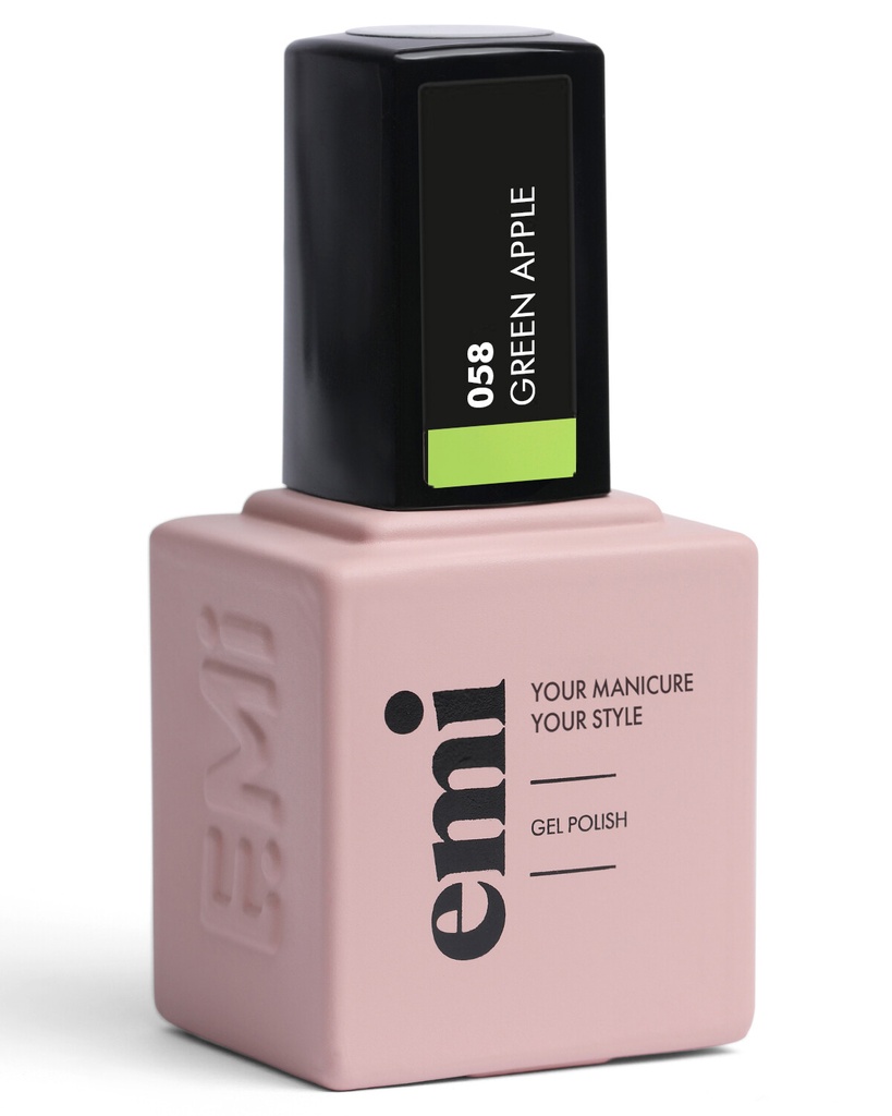 E.MiLac PA Green Apple #058, 9 ml.