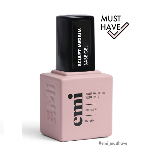 E.MiLac Sculpt-Medium Base Gel, 9/15/100 ml