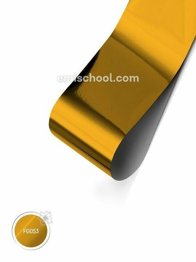[FG053] Foil glossy Yellow Copper, 1.5 m