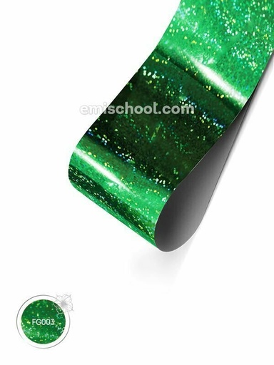 [FG003] Foil holographic green Fine point, 1.5 m