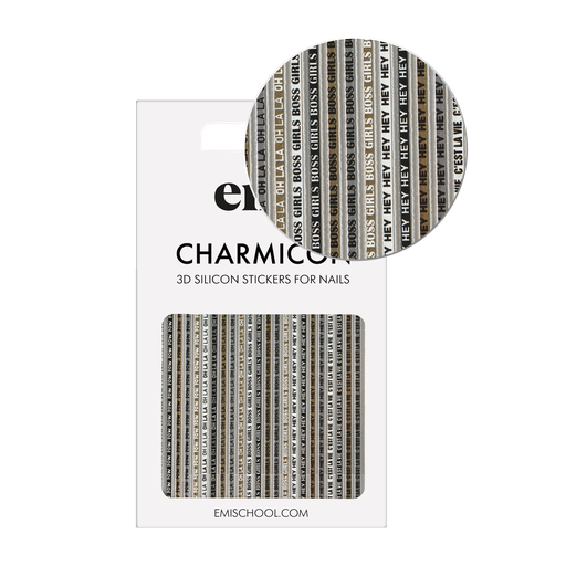 [CSS326] Charmicon 3D Silicone Stickers #244 Oh la la