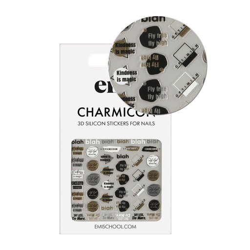 [CSS324] Charmicon 3D Silicone Stickers #242 Dreamy phrases
