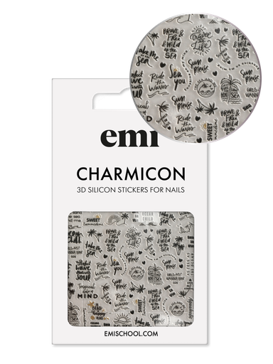 [CSS316] Charmicon 3D Silicone Stickers #234 Summer Day
