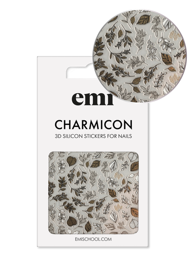 [CSS304] Charmicon 3D Silicone Stickers #222 Leaf Fall