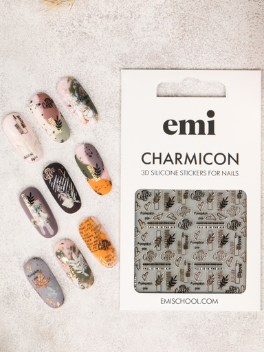 [CSS301] Charmicon 3D Silicone Stickers #219 Cozy Autumn
