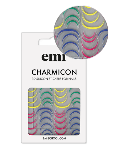 [CSS287] Charmicon 3D Silicone Stickers #205 Bright Lunula