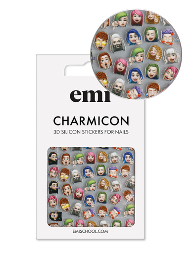 [CSS285] Charmicon 3D Silicone Stickers No. 203 Emoji