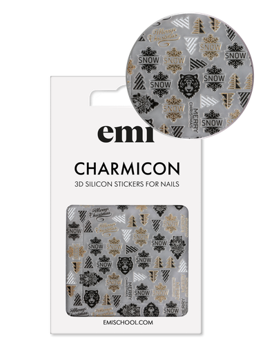 [CSS283] Charmicon 3D Silicone Stickers #201 Tiger