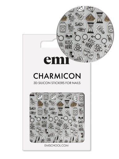 [CSS271] Charmicon 3D Silicone Stickers #189 Оwn Atmosphere