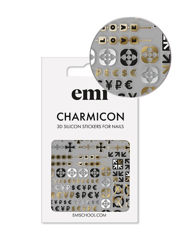[CSS256] Charmicon 3D Silicone Stickers #174 Icons