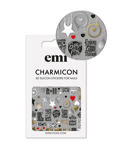 [CSS250] Charmicon 3D Silicone Stickers #168 Badges