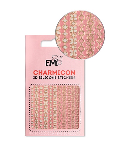 [CSS234] Charmicon 3D Silicone Stickers #152 Chain
