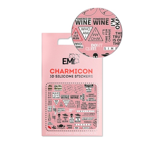 [CSS223] Charmicon 3D Silicone Stickers #141 Street Art