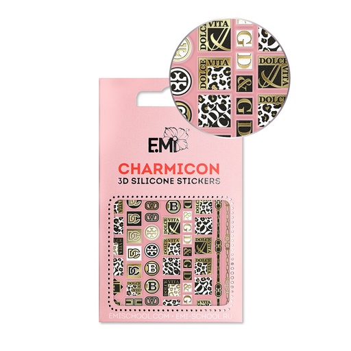 [CSS222] Charmicon 3D Silicone Stickers #140 Dolce Vita