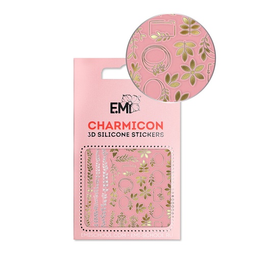 [CSS221] Charmicon 3D Silicone Stickers #139 Fleur